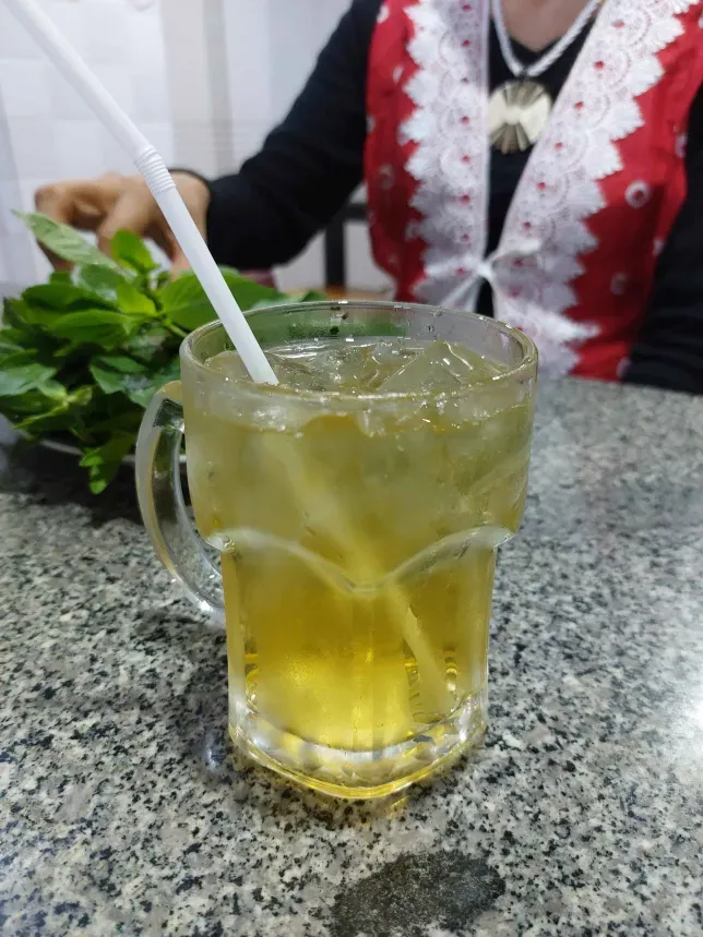 Iced tea at Pho Quynh