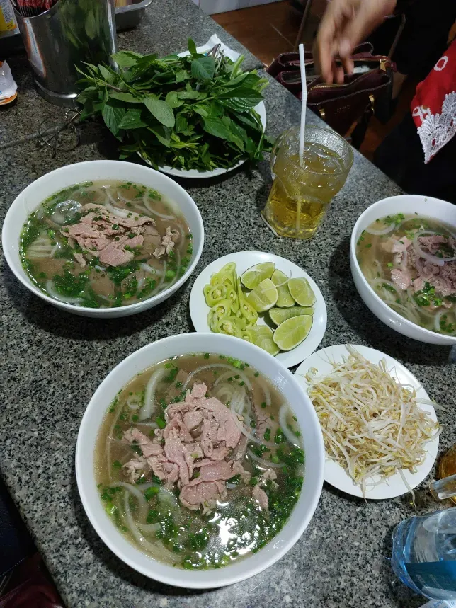 Pho bowls at Pho Quynh
